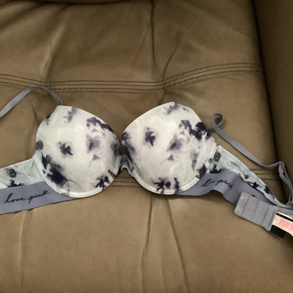 Pink bra